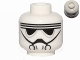Part No: 3626pb1288  Name: Minifigure, Head Alien with Black Goggles and Breathing Mask Pattern (SW Imperial Driver / Pilot)