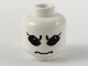 Part No: 3626psb  Name: Minifigure, Head Alien with SW Large Black Eyes, Eyebrows, Pupils Pattern (Gasgano)