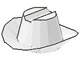Lot ID: 382487621  Part No: 3629  Name: Minifigure, Headgear Hat, Cowboy
