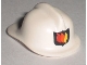Part No: 3834pb01  Name: Minifigure, Headgear Fire Helmet with Fire Logo Pattern