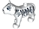 Part No: 38834c01pb01 Name: Duplo Tiger Adult with White Muzzle, Black Stripes, Nose and Eyes Almond Shaped Pattern Part No: 38834c01pb01 Name: Duplo Tiger Adult with White Muzzle, Black Stripes, Nose and Eyes Almond Shaped Pattern