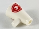 Part No: 39144pb01  Name: Minifigure, Utensil Megaphone Speaking Trumpet with Red Firefighter Logo Pattern
