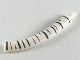 Part No: 40378pb01  Name: Dinosaur Tail / Neck Middle Section with Pin with Dark Bluish Gray Stripes Pattern (Aspen Tree)