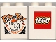 Part No: 4066pb125  Name: Duplo, Brick 1 x 2 x 2 with Halloween 2000 Brick or Treat Pattern (Lego Logo)