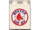 Part No: 4066pb133  Name: Duplo, Brick 1 x 2 x 2 with Boston Red Sox Logo Pattern with Plain Back