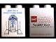 Part No: 4066pb335  Name: Duplo, Brick 1 x 2 x 2 with LEGO Store Master Builder Event Star Wars R2-D2 2009 Pattern
