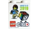Part No: 4066pb377  Name: Duplo, Brick 1 x 2 x 2 with Lego Club August 14-15 2010 Pattern