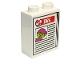 Lot ID: 406945227  Part No: 4066pb775  Name: Duplo, Brick 1 x 2 x 2 with Newspaper 'DBG' and Green Goblin Pattern