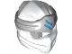 Part No: 40925pb09  Name: Minifigure, Headgear Ninjago Wrap Type 4 with Molded Light Bluish Gray Headband and Printed Dark Azure Ninjago Logogram Letter Z Pattern
