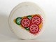 Part No: 4150pb056  Name: Tile, Round 2 x 2 with Pizza Slice Pattern (Sticker) - Sets 5875 / 5876