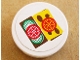 Part No: 4150pb071  Name: Tile, Round 2 x 2 with Tomato, Cheese and Cucumber Pattern (Sticker) - Sets 5875 / 5876