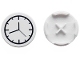 Part No: 4150px1  Name: Tile, Round 2 x 2 with Clock Pattern