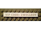Lot ID: 74031227  Part No: 4162pb037  Name: Tile 1 x 8 with 'VIP CODE: ZWOLLE09' Pattern