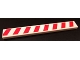 Part No: 4162pb056  Name: Tile 1 x 8 with Red and White Danger Stripes Pattern (Sticker) - Set 8147