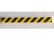 Part No: 4162pb190  Name: Tile 1 x 8 with Black and Yellow Danger Stripes Pattern (Sticker) - Set 40170