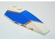 Part No: 41747pb015  Name: Wedge 6 x 2 Right with Blue and Silver Wraparound Pattern