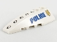 Part No: 41748pb010  Name: Wedge 6 x 2 Left with Police World City Pattern