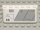Part No: 4176pb18  Name: Windscreen 2 x 6 x 2 with SW Gunship Panel Pattern Lower Right (Sticker) - Set 7163