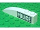 Part No: 42022pb13L  Name: Slope, Curved 6 x 1 with White 'POLICE' on Black Background Pattern Left (Sticker) - Set 7899