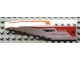 Part No: 42061pb23  Name: Wedge 12 x 3 Left with Black '7691', Orange 'WORKING ZONE' and Orange Lines Pattern (Stickers) - Set 7691