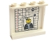 Part No: 4215bpb19  Name: Panel 1 x 4 x 3 - Hollow Studs with Police Case Board and Minifigure Photo Pattern on Inside (Sticker) - Set 7743