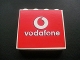 Part No: 4215bpb24  Name: Panel 1 x 4 x 3 - Hollow Studs with Vodafone Logo Pattern (Sticker) - Set 8672