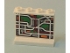 Part No: 4215bpb30  Name: Panel 1 x 4 x 3 - Hollow Studs with Map Street Pattern 7 on Inside (Sticker) - Set 7642