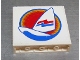 Part No: 4215pb007  Name: Panel 1 x 4 x 3 with Surfboard and Sail Pattern (Sticker) - Set 6595