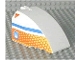 Part No: 42602px02  Name: Windscreen 8 x 6 x 4 Canopy with Hinge and Airliner Aft Blue/Orange Pattern