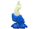 Part No: 42669  Name: Galidor Limb Leg Nepol with Blue Fur and Foot and Light Gray Rotation Joint Pin