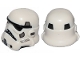 Lot ID: 396258023  Part No: 42861pb02a  Name: Minifigure, Headgear Helmet SW Stormtrooper with Molded Black Forehead, Eyes, Nose, Chin, and Panels on Back and Printed Dark Bluish Gray Marks Pattern