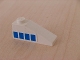 Lot ID: 108386667  Part No: 4286pb007L  Name: Slope 33 3 x 1 with 4 Blue Squares Pattern Model Left Side (Sticker) - Set 2556