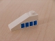 Part No: 4286pb007R  Name: Slope 33 3 x 1 with 4 Blue Squares Pattern Model Right Side (Sticker) - Set 2556