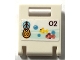 Part No: 4346pb59  Name: Container, Box 2 x 2 x 2 Door with Locker Door with '02', Fish, Bubbles and Slot with Key Pattern (Sticker) - Set 41720