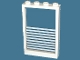 Part No: 4347pb04  Name: Window 1 x 4 x 5 with Fixed Glass and 9 White Stripes Pattern (Sticker) - Sets 6369 / 6386