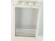 Lot ID: 69590727  Part No: 4347pb07  Name: Window 1 x 4 x 5 with Fixed Glass and 5 White Stripes Pattern (Sticker) - Sets 6380 / 6386 / 6392 / 6393