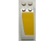 Part No: 44126pb062R  Name: Slope, Curved 6 x 2 with Yellow Curved Panel Pattern Model Right Side (Sticker) - Set 75181
