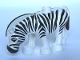 Part No: 4415c01  Name: Duplo Zebra (Undetermined Type)