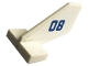 Part No: 44661pb031L  Name: Tail Shuttle, Small with Blue '08' Pattern on Left Side (Sticker) - Set 60049