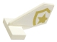 Part No: 44661pb035  Name: Tail Shuttle, Small with Gold Police Star Badge Logo Pattern on Both Sides (Stickers) - Set 60316