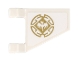 Part No: 44676pb065  Name: Flag 2 x 2 Trapezoid with Gold Dragon Circle Pattern on Both Sides (Stickers) - Set 70655