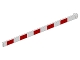 Part No: 4512pb01  Name: Train Level Crossing Gate Type 2, Crossbar with Red Stripes Pattern