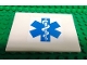 Part No: 4515pb041  Name: Slope 10 6 x 8 with Blue EMT Star of Life Pattern (Sticker) - Set 3312