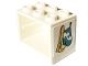 Part No: 4532bpb06  Name: Container, Cupboard 2 x 3 x 2 - Hollow Studs with Medium Azure Oven Mitt and Yellow Towel Pattern (Sticker) - Set 41703