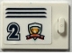 Part No: 4533pb047 Name: Container, Cupboard 2 x 3 x 2 Door with Locker, Vent Lines, Number 2 and Trophy Pattern (Sticker) - Set 41744 Part No: 4533pb047 Name: Container, Cupboard 2 x 3 x 2 Door with Locker, Vent Lines, Number 2 and Trophy Pattern (Sticker) - Set 41744
