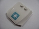 Part No: 45677pb041  Name: Wedge 4 x 4 x 2/3 Triple Curved with Maersk Logo Pattern (Sticker) - Set 10219