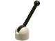 Lot ID: 337322864  Part No: 4592c02  Name: Antenna Small Base with Black Lever (4592 / 4593)