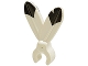 Part No: 471p01  Name: Minifigure, Plume Feathers with Clip and Black Tip Pattern