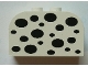 Part No: 4744px29  Name: Slope, Curved 4 x 2 x 2 Double with Four Studs with Black Spots Pattern