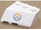 Part No: 48165pb004  Name: Wedge 3 x 3 Sloped Right with Overwatch Logo Pattern (Sticker) - Set 75975